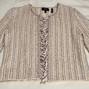 Theory multi-colored cardigan jacket